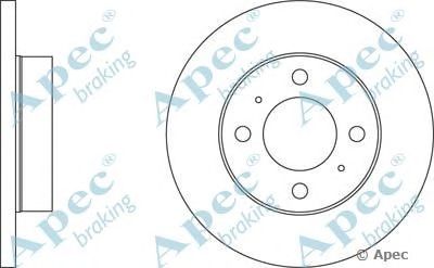 APEC BRAKING dsk276 -  Тормозной диск